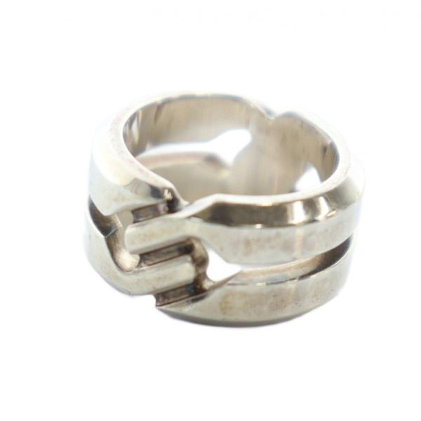 グッチ GUCCI インフィニティ ノット リング 指輪 アクセサリー 8号 Silver925 シ...