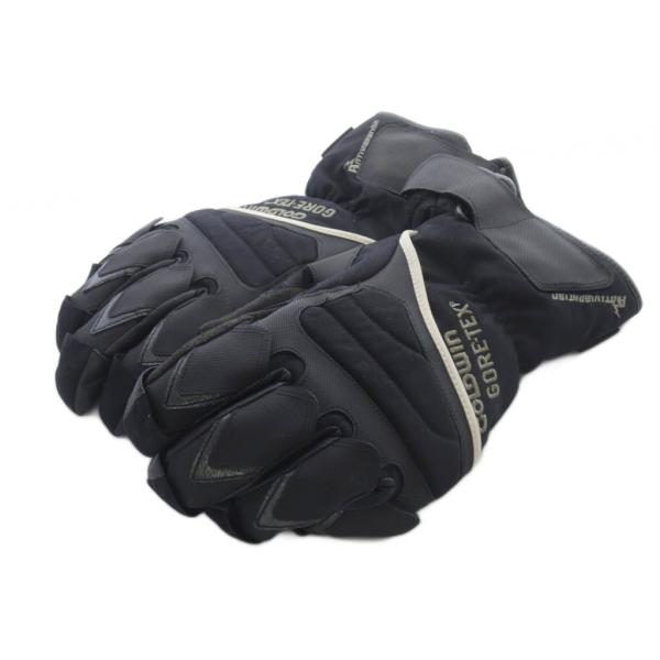 ゴールドウイン GOLDWIN ゴアテックス 手袋 グローブ バイク用 ロゴ 黒 ブラック /SR ...