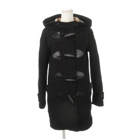 バーバリー ロンドン BURBERRY LONDON ダッフルコート ウール 裏ノバチェック トグル...