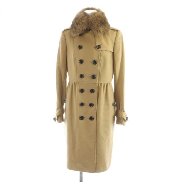 バーバリー ロンドン BURBERRY LONDON トレンチコート ウール カシミヤ混 ダブル フ...