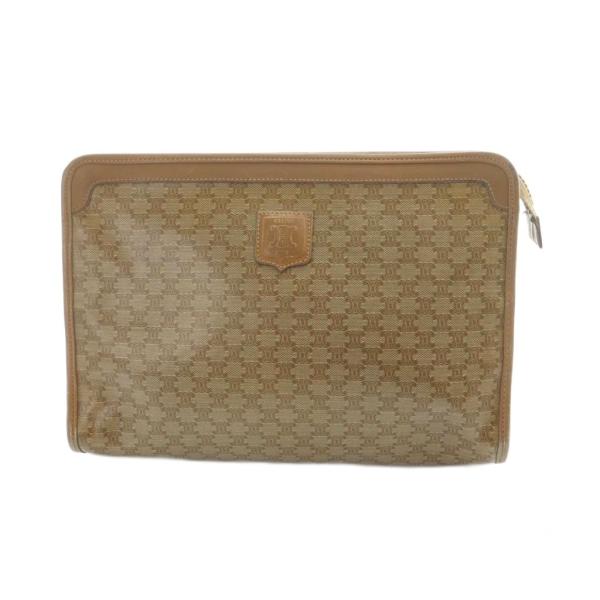 セリーヌ CELINE オールドセリーヌ ヴィンテージ マカダム クラッチバッグ セカンドバック ト...