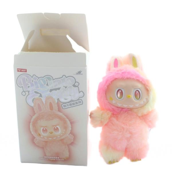 Big into Energy ラブブ LABUBU 愛 ぬいぐるみ キーホルダー うさぎ ピンク ...