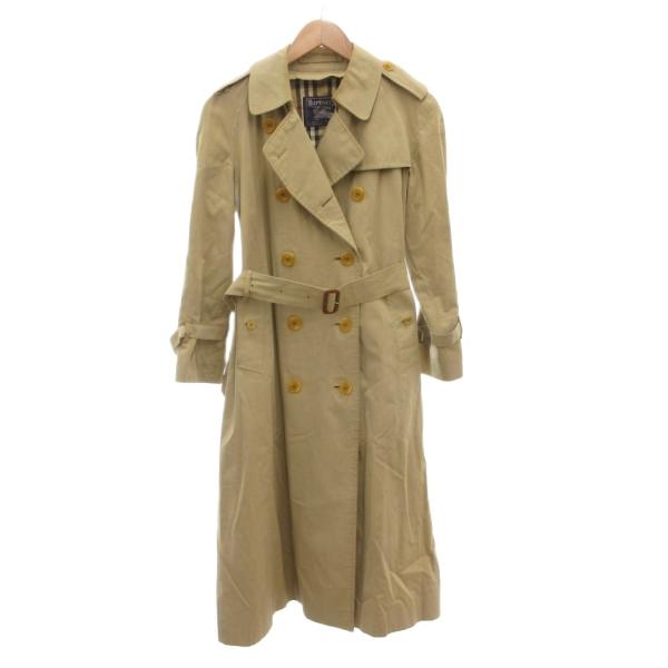 バーバリーズ Burberrys ヴィンテージ トレンチコート ロング丈 裏地ノバチェック エポレッ...