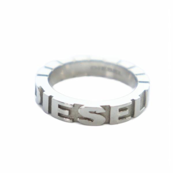 ディーゼル DIESEL 指輪 リング アクセサリー ロゴ 9号 ステンレススチール シルバー色 ■...