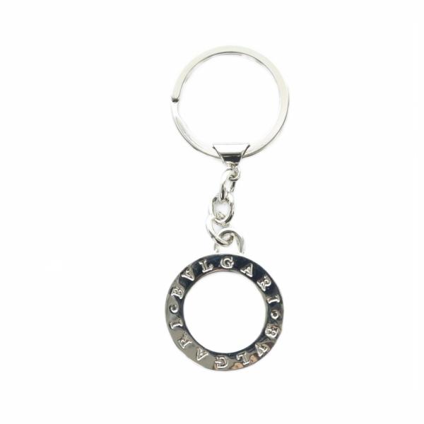 ブルガリ BVLGARI キーホルダー チャーム ストラップ ロゴ シルバー色 ■GY18 /MQ ...