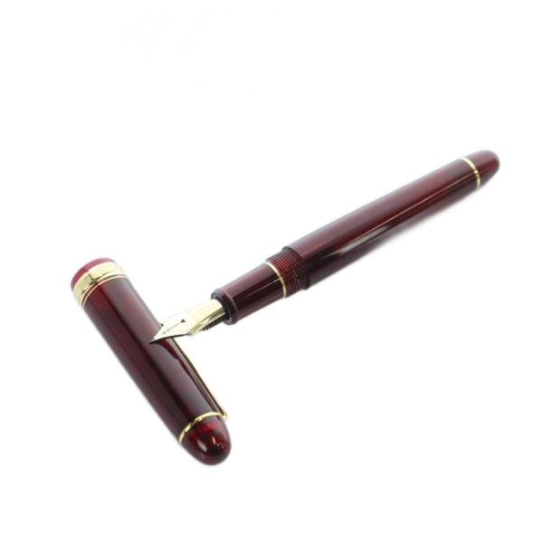 プラチナ PLATINUM センチュリー CENTURY 万年筆 文房具 筆記用具 筆記未確認 赤 ...