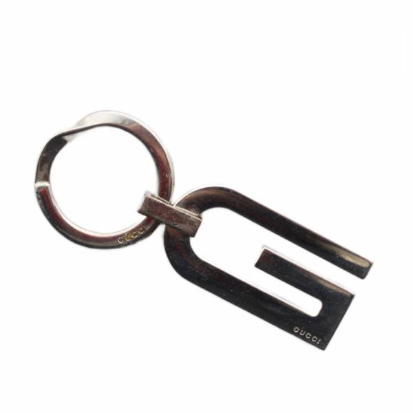 グッチ GUCCI キーホルダー キーリング チャーム Gロゴ シルバーカラー /KW ■GY11 ...