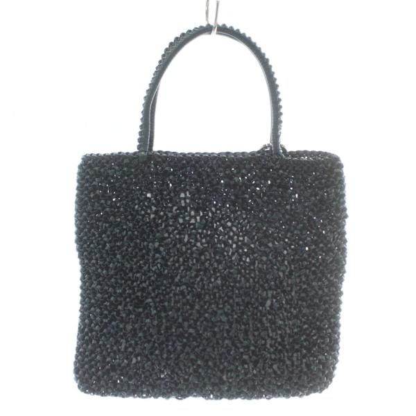 アンテプリマ ANTEPRIMA ワイヤーバッグ ハンドバッグ オープントップ 紺 ネイビー /XZ...