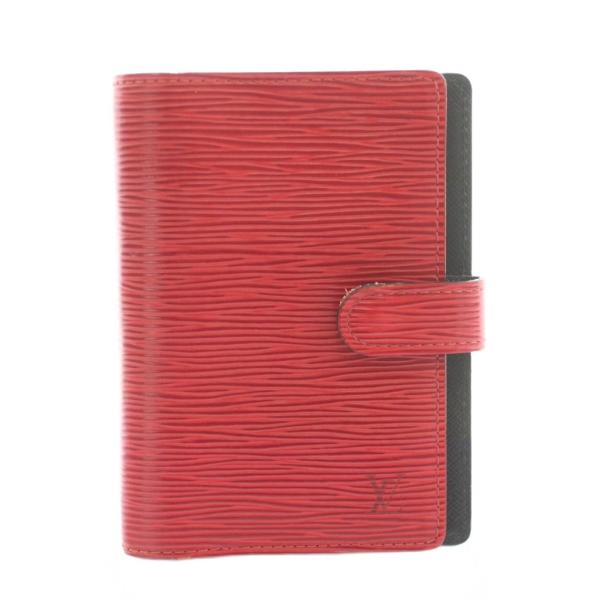 ルイヴィトン LOUIS VUITTON エピ アジェンダ PM 手帳カバー レザー 本革 カスティ...