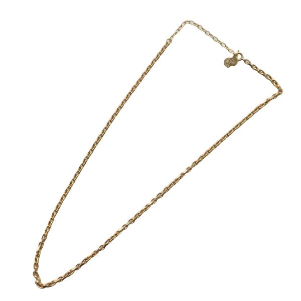 クリスチャンディオール Christian Dior ネックレス チェーン ロゴ ロング ゴールドカ...