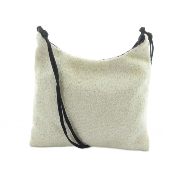 プラダ PRADA ヴィンテージ ショルダーバッグ 斜めがけ ツイード アイボリー ■GY11 /M...