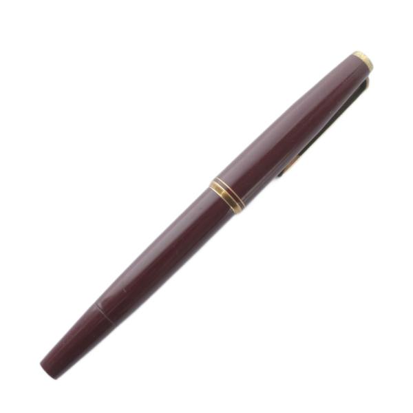 モンブラン MONT BLANC 221 万年筆 ペン先585 14K 文房具 筆記用具 ボルドー ...
