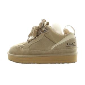 アグ オーストラリア UGG australia AS3083 Parkyr スニーカー シューズ 靴 ロゴ スエード EU40 26cm ベージュ ■GY18 /MQ メンズ