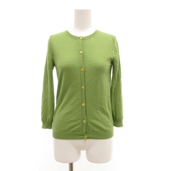 プラダ PRADA カーディガン カシミヤ ニット セーター 38 緑 グリーン /JS ■GY11...