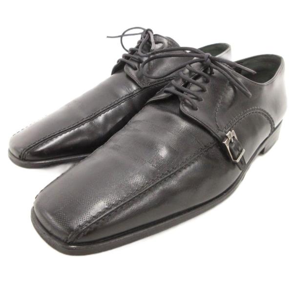 ルイヴィトン LOUIS VUITTON ダービーシューズ ビジネス ベルテッド レザー ダミエ 5...