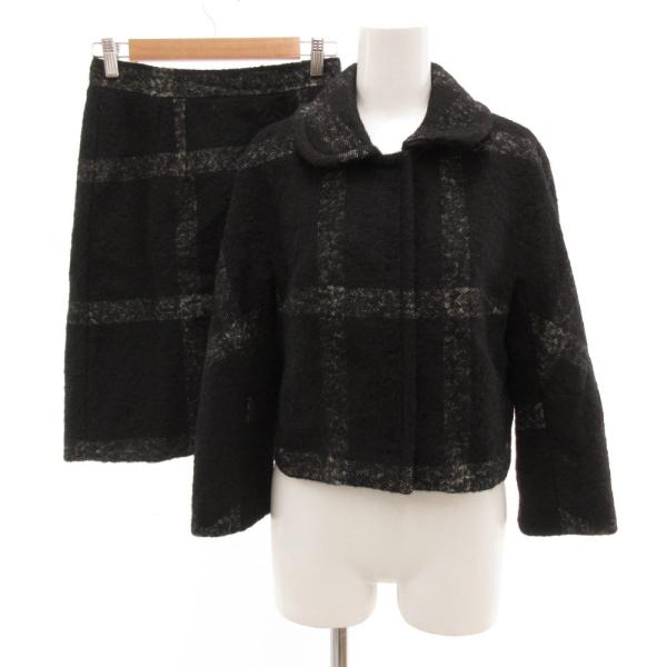ドルチェ&amp;ガッバーナ ドルガバ DOLCE&amp;GABBANA セットアップ ツイード テーラードジャケ...