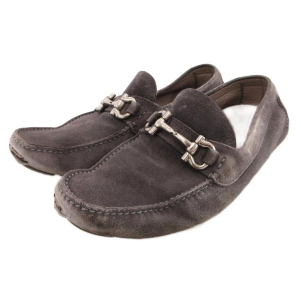 サルヴァトーレフェラガモ Salvatore Ferragamo ホースビットローファー モカシン ...