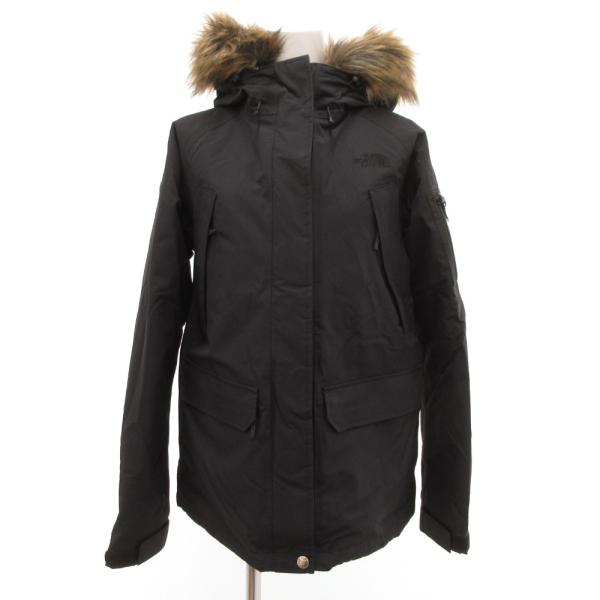 ザノースフェイス THE NORTH FACE ダウンジャケット ブルゾン エコファー ロゴ刺繍 L...