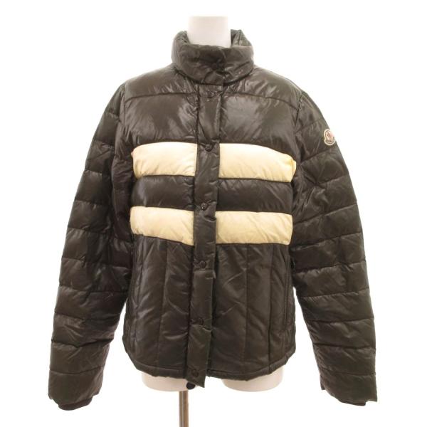モンクレール MONCLER EVE イヴ ダウンジャケット ブルゾン ライン 2 白 ホワイト カ...
