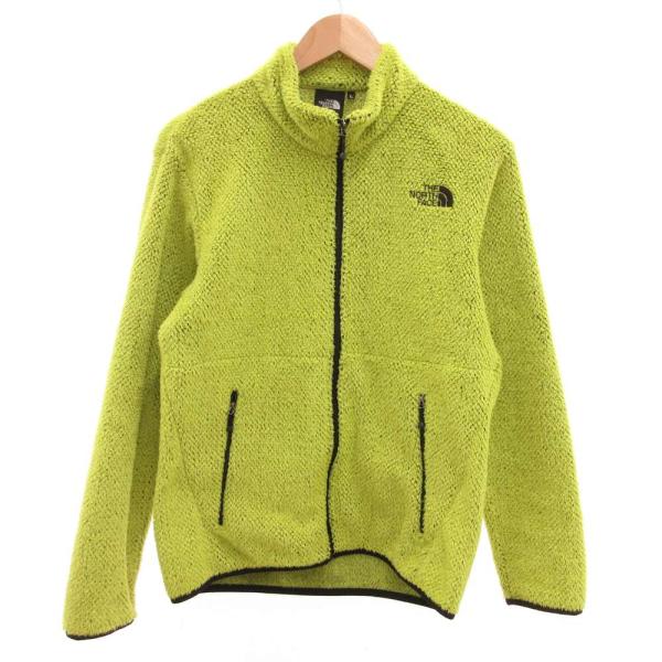 ザノースフェイス THE NORTH FACE フリースジャケット ロゴ刺繍 ポーラテック L 黄 ...