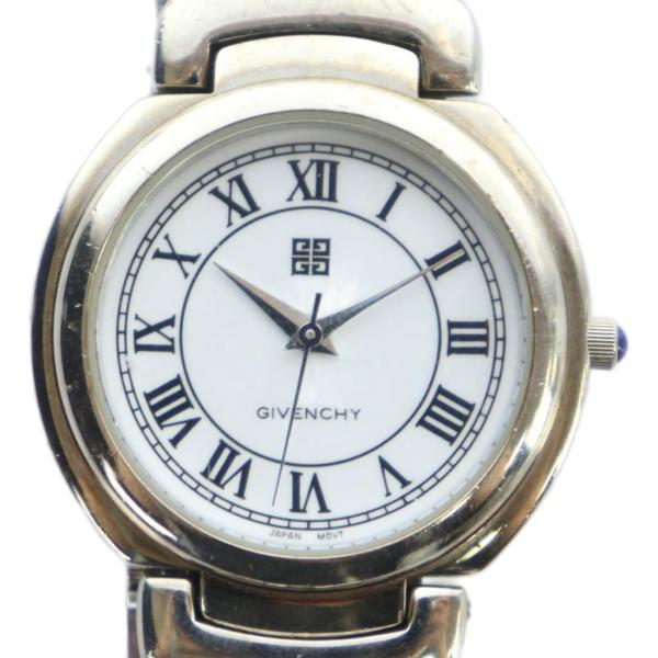 ジバンシィ GIVENCHY GS.111.XV 腕時計 ウォッチ クォーツ ローマン 白文字盤 シ...