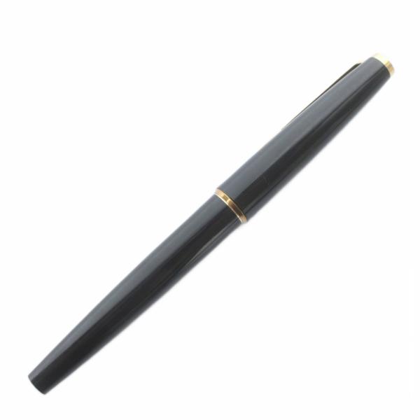 モンブラン MONT BLANC 万年筆 文房具 筆記用具 ペン先585 14K 黒 ブラック ゴー...