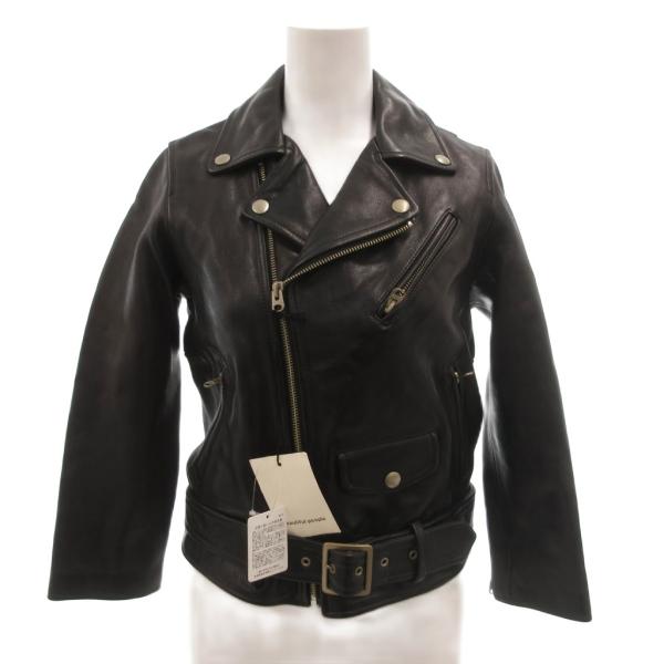 未使用品 ビューティフルピープル beautiful people タグ付き ライダースジャケット ...