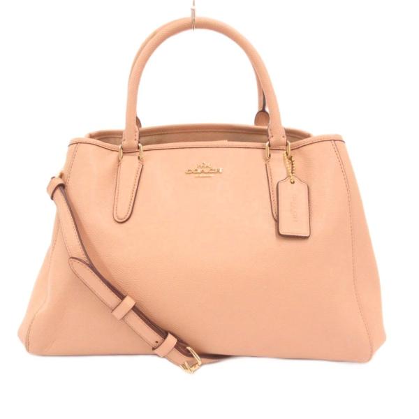コーチ COACH F57527 ハンドバッグ ショルダー 2WAY ピンクベージュ /JS ■GY...