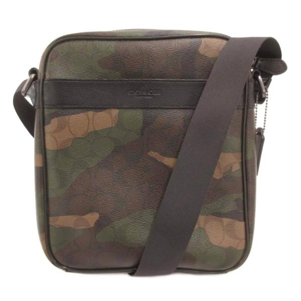 コーチ COACH F59918 ショルダーバッグ 迷彩柄 カモフラ 茶 ブラウン 緑 グリーン /...