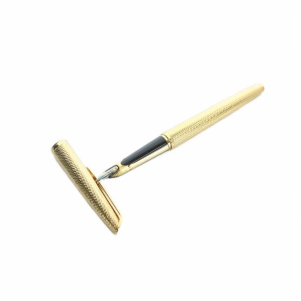 ウォーターマン  WATERMAN 万年筆 バーリーコーン ペン先18K 750 ゴールドカラー 金...