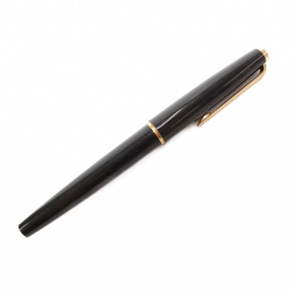 モンブラン MONT BLANC 万年筆 ペン先585 金メッキトリム 黒 ブラック /UO ■GY...