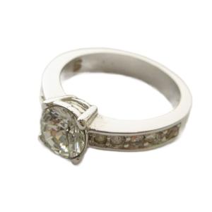 スワロフスキー SWAROVSKI 指輪 リング アクセサリー クリスタル 9号 シルバー色 ■GY18 /MQ レディース