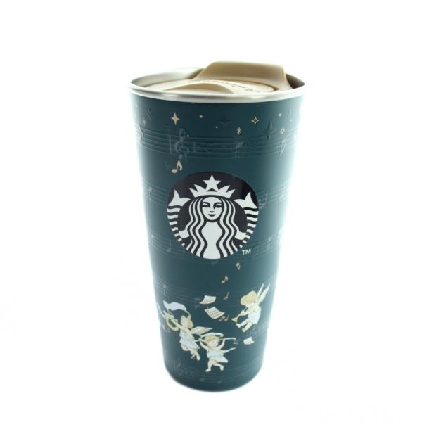 スターバックスコーヒー 韓国スタバ クリスマス エンジェルタンブラー コップ ロゴ 緑 グリーン ■...