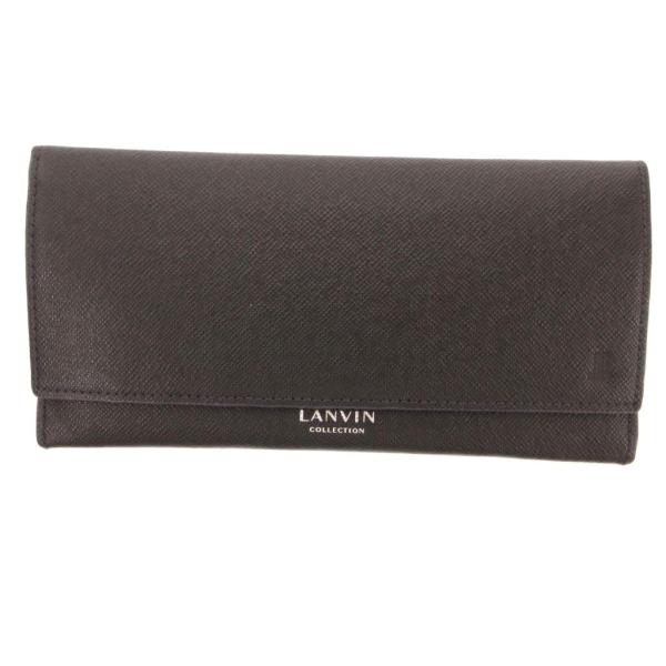 ランバン LANVIN collection EMBOSS COMBINATION 長財布 二つ折り...