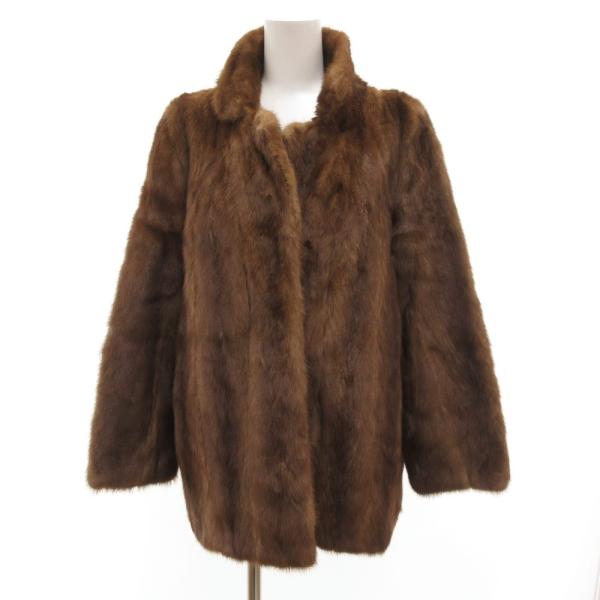 サガミンク SAGA MINK 銀サガ ファーコート ミンク 毛皮 11 茶 ブラウン /JS ■G...