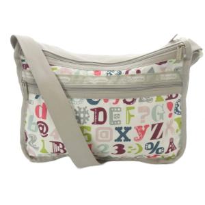 レスポートサック LesportSAC ショルダーバッグ ナイロン ロゴ 総柄 グレー /SR ■GY18