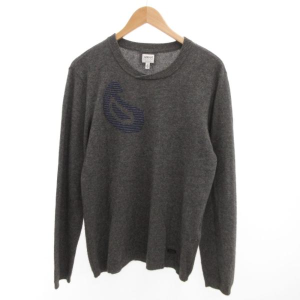 アルマーニ コレツィオーニ ARMANI COLLEZIONI カシミヤニット セーター 長袖 クル...