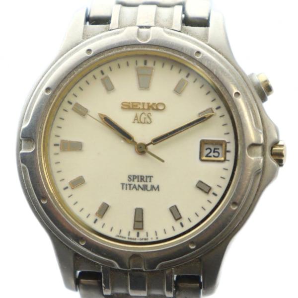 セイコー SEIKO 5M42-0D20 SPIRIT 腕時計 ウォッチ 自動巻き カレンダー付き ...
