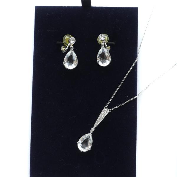 スワロフスキー SWAROVSKI EXCLUSIVE EDITION ネックレス イヤリング セッ...