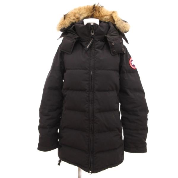 カナダグース CANADA GOOSE BELLEVILLE ダウンコート ワッペンロゴ コヨーテフ...