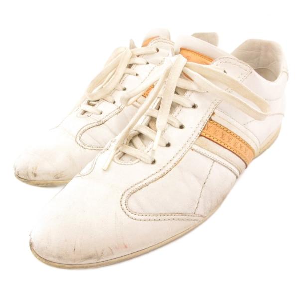 ルイヴィトン LOUIS VUITTON ジャーマントレーナー スニーカー シューズ ローカット レ...