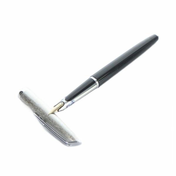 ウォーターマン WATERMAN 万年筆 18K 750 文房具 筆記用具 筆記未確認 ロゴ シルバ...