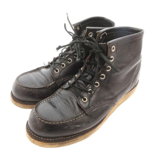 レッドウィング REDWING USA製 アイリッシュセッター 刺繍羽タグ ブーツ ショート レザー...