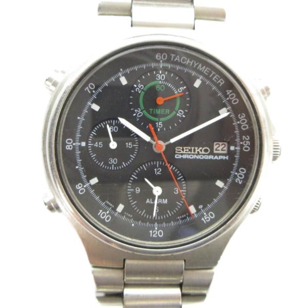セイコー SEIKO ジャンク品 7T42-6A10 スピードマスター 腕時計 ウォッチ クォーツ ...