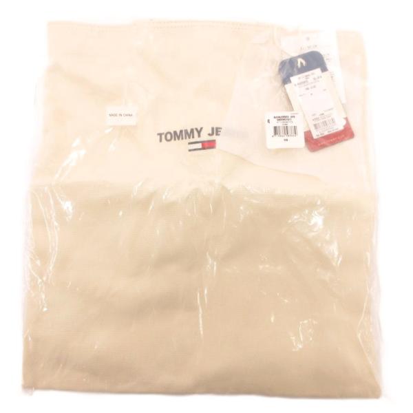 トミーヒルフィガー TOMMY HILFIGER タグ付き トートバッグ キャンバス ロゴ F アイ...