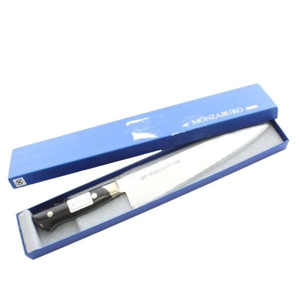 MONZABUROU 紋三郎 VG-Tシリーズ 210mm 包丁 牛刀 ステンレス製 箱付き /MW...