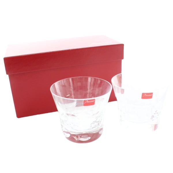 バカラ Baccarat ベルーガ BELUGA タンブラー ロックグラスセット 2個 ペア コップ...