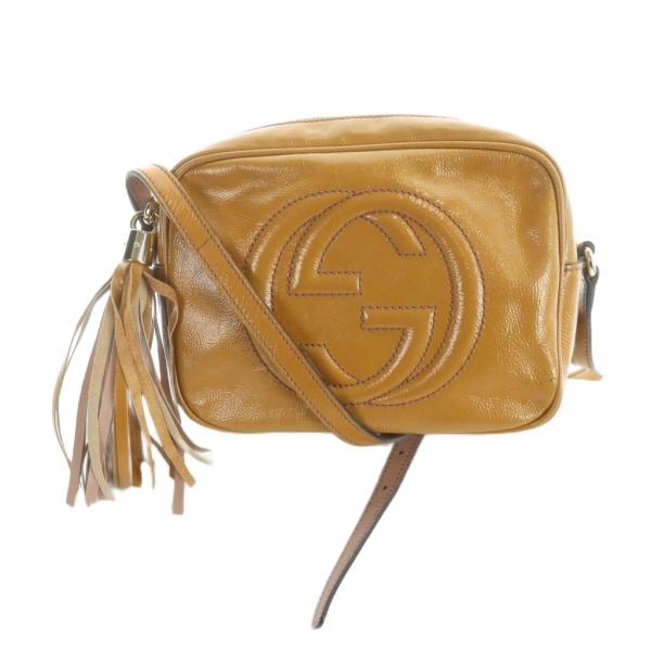 グッチ GUCCI 308364 ソーホー ショルダーバッグ 斜めがけ レザー インターロッキング ...