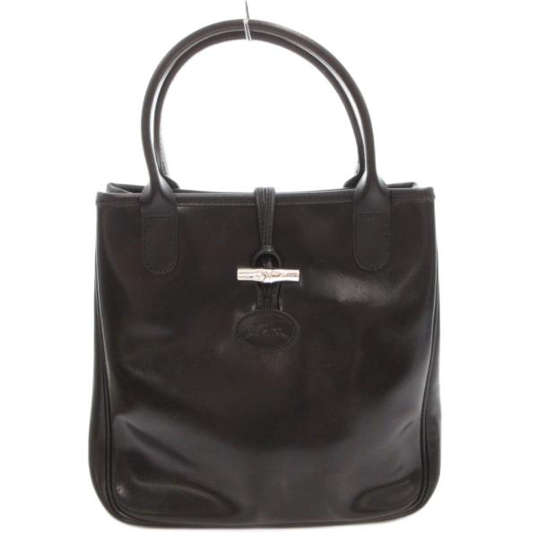 ロンシャン LONGCHAMP トートバッグ レザー 型押しロゴ ■GY11 レディース