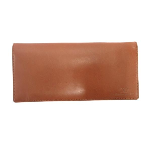 ヴァレンティノ ガラヴァーニ VALENTINO GARAVANI 二つ折り長財布 レザー 革 型押...